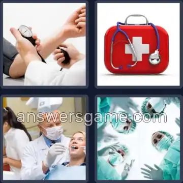 4 Bilder 1 Wort 4 Buchstaben ARZT