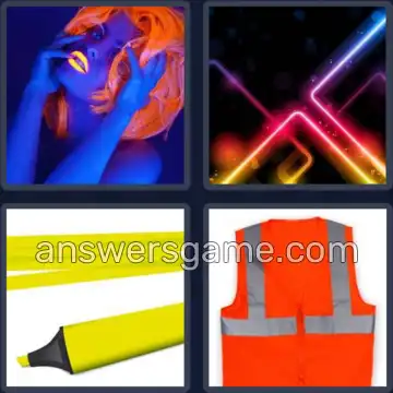 4 Bilder 1 Wort 4 Buchstaben NEON