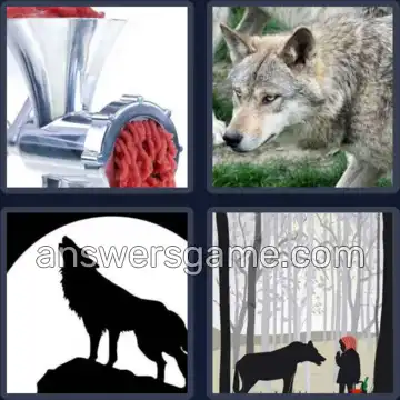 4 Bilder 1 Wort 4 Buchstaben WOLF