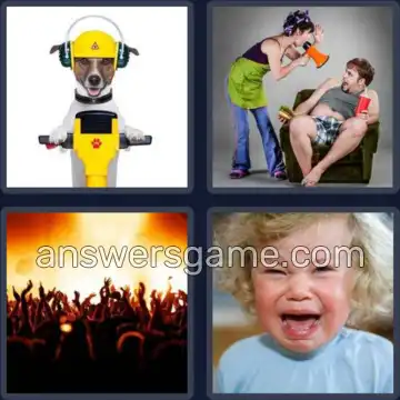 4 Bilder 1 Wort 4 Buchstaben LAUT