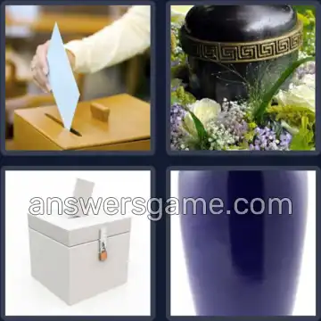 4 Bilder 1 Wort 4 Buchstaben URNE