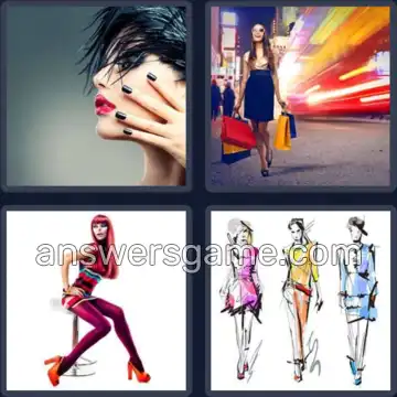 4 Bilder 1 Wort 4 Buchstaben MODE