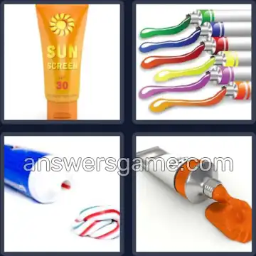 4 Bilder 1 Wort 4 Buchstaben TUBE