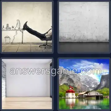 4 Bilder 1 Wort 4 Buchstaben WAND