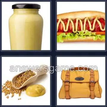 4 Bilder 1 Wort 4 Buchstaben SENF