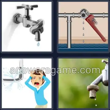 4 Bilder 1 Wort 4 Buchstaben LECK