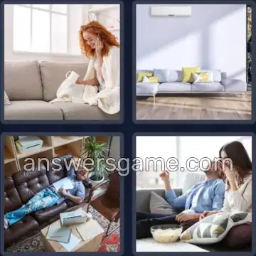 4 Bilder 1 Wort 4 Buchstaben SOFA