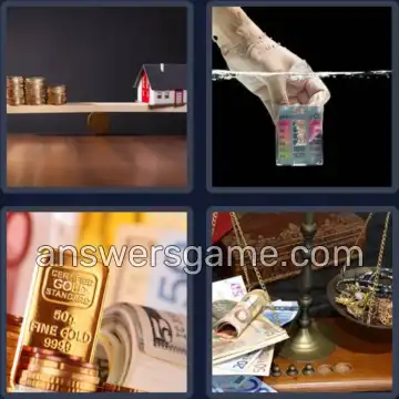 4 Bilder 1 Wort 4 Buchstaben WERT