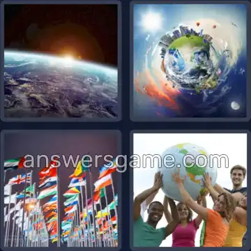 4 Bilder 1 Wort 4 Buchstaben WELT