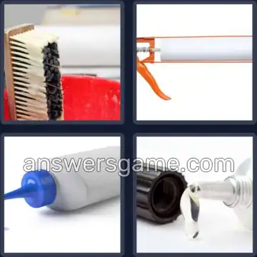 4 Bilder 1 Wort 4 Buchstaben LEIM