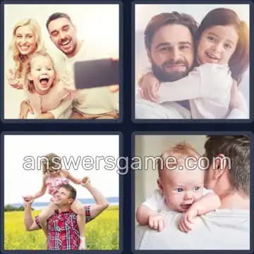 4 Bilder 1 Wort 4 Buchstaben PAPA
