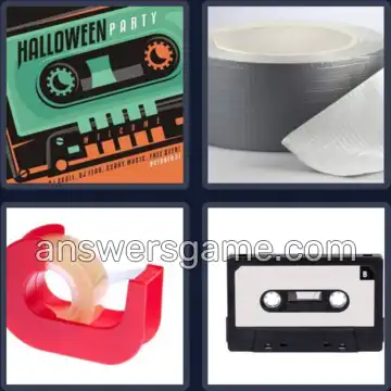 4 Bilder 1 Wort 4 Buchstaben TAPE