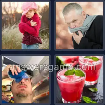 4 Bilder 1 Wort 4 Buchstaben KÜHL