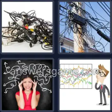 4 Bilder 1 Wort 4 Buchstaben WIRR