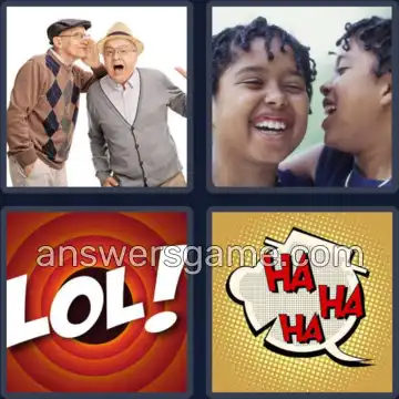 4 Bilder 1 Wort 4 Buchstaben WITZ