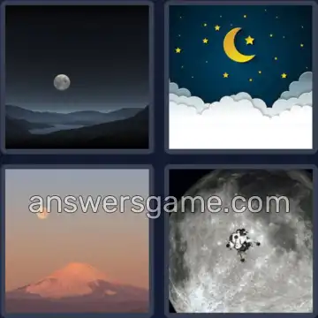4 Bilder 1 Wort 4 Buchstaben MOND