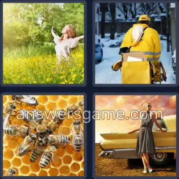 4 Bilder 1 Wort 4 Buchstaben GELB