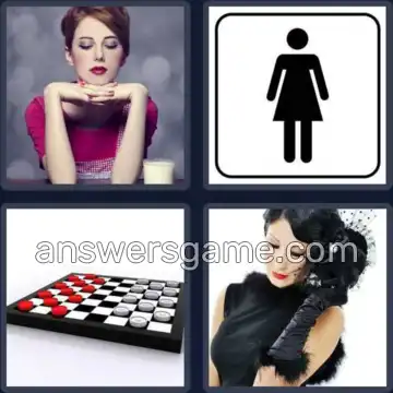 4 Bilder 1 Wort 4 Buchstaben DAME