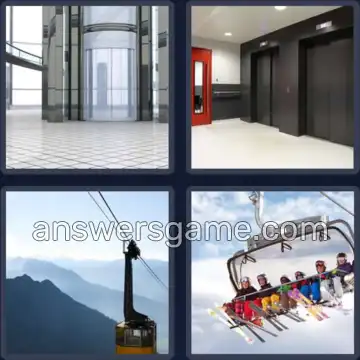 4 Bilder 1 Wort 4 Buchstaben LIFT