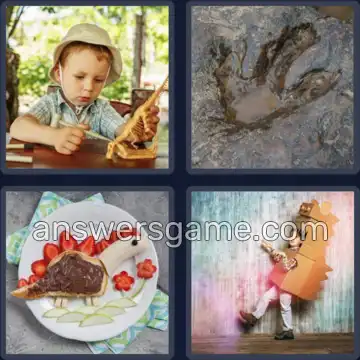 4 Bilder 1 Wort 4 Buchstaben DINO