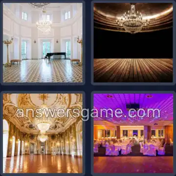 4 Bilder 1 Wort 4 Buchstaben SAAL