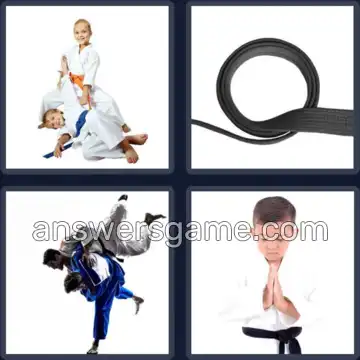 4 Bilder 1 Wort 4 Buchstaben JUDO