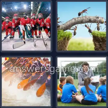 4 Bilder 1 Wort 4 Buchstaben TEAM