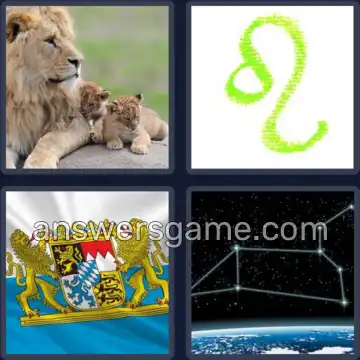 4 Bilder 1 Wort 4 Buchstaben LÖWE