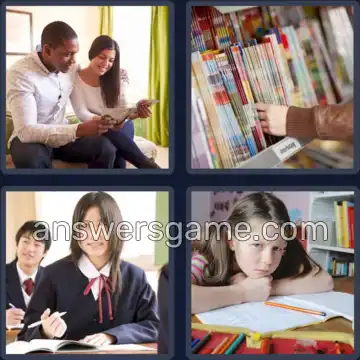 4 Bilder 1 Wort 4 Buchstaben HEFT