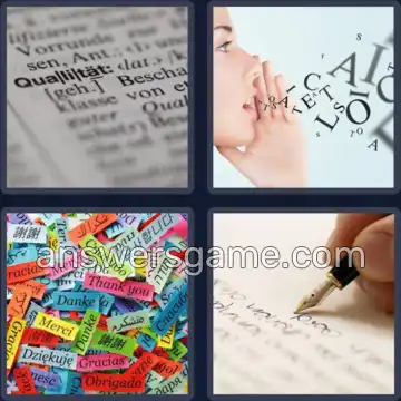 4 Bilder 1 Wort 4 Buchstaben WORT