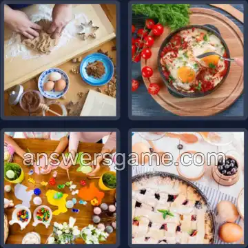 4 Bilder 1 Wort 4 Buchstaben EIER