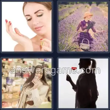 4 Bilder 1 Wort 4 Buchstaben DUFT