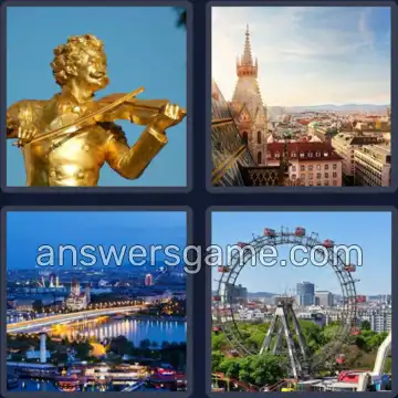 4 Bilder 1 Wort 4 Buchstaben WIEN