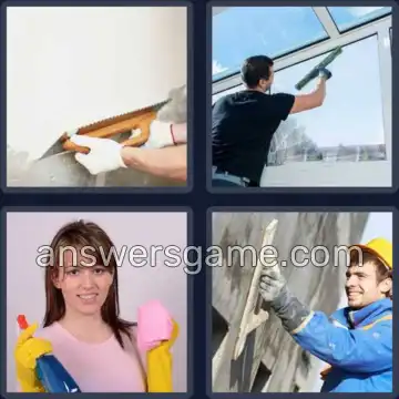 4 Bilder 1 Wort 4 Buchstaben PUTZ