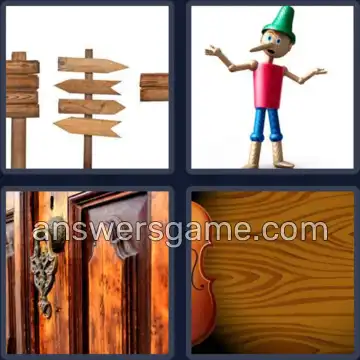 4 Bilder 1 Wort 4 Buchstaben HOLZ