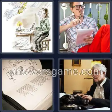 4 Bilder 1 Wort 4 Buchstaben POET