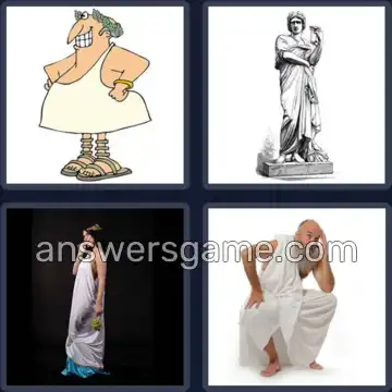 4 Bilder 1 Wort 4 Buchstaben TOGA