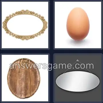 4 Bilder 1 Wort 4 Buchstaben OVAL