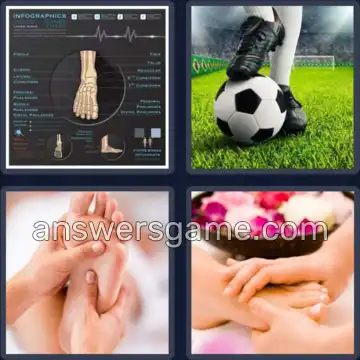 4 Bilder 1 Wort 4 Buchstaben FUSS