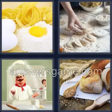 4 Bilder 1 Wort 4 Buchstaben MEHL