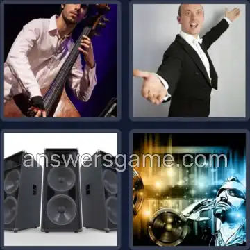 4 Bilder 1 Wort 4 Buchstaben BASS