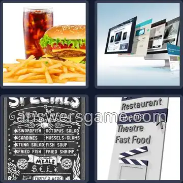 4 Bilder 1 Wort 4 Buchstaben MENÜ