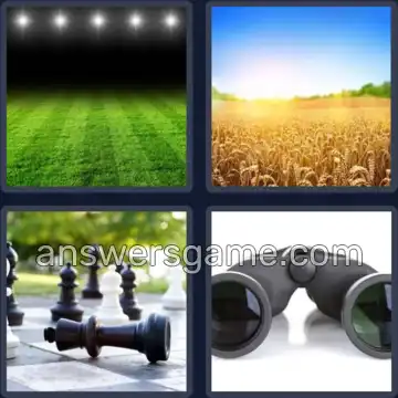 4 Bilder 1 Wort 4 Buchstaben FELD