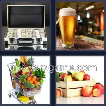 4 Bilder 1 Wort 4 Buchstaben VOLL