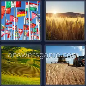 4 Bilder 1 Wort 4 Buchstaben LAND