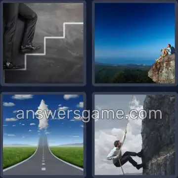 4 Bilder 1 Wort 4 Buchstaben OBEN