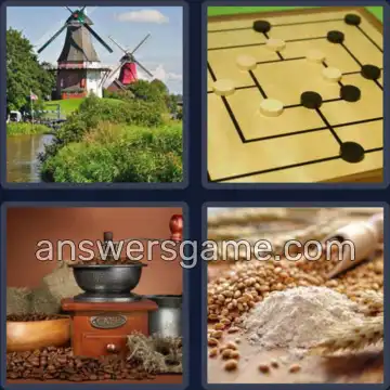 4 Bilder 1 Wort 5 Buchstaben MÜHLE