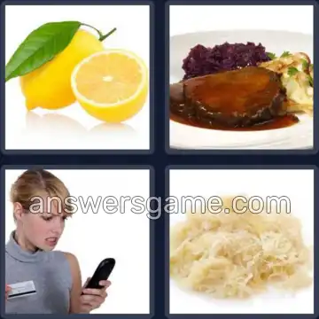 4 Bilder 1 Wort 5 Buchstaben SAUER