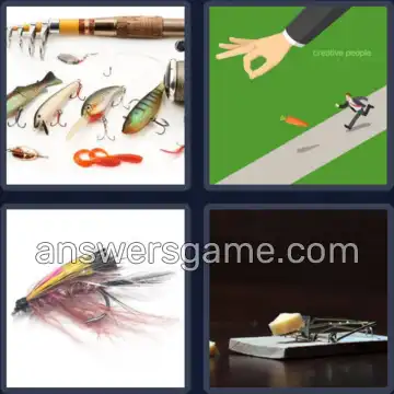 4 Bilder 1 Wort 5 Buchstaben KÖDER