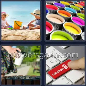 4 Bilder 1 Wort 5 Buchstaben EIMER